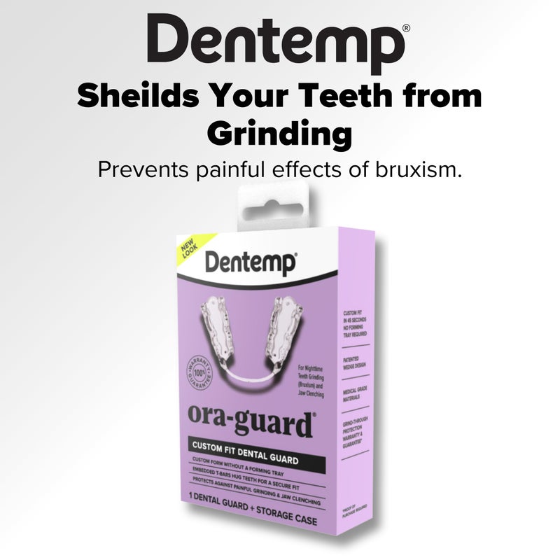 Dentemp Ora-Guard Custom Fit Dental Guard - Bruxism Night Guard for Teeth Grinding - Mouth Guard for Clenching Teeth at Night - Comfortable Sleeping - Relieve Soreness in Jaw (Packaging May Vary) - Image 3